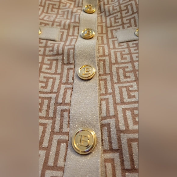 BALMAIN knit skirt and cardigan - Picture 7 of 8